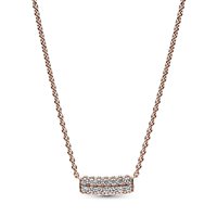 Collana Pandora Donna in Lega metallica Zirconia 382621C01-45 - 382621C01-45
